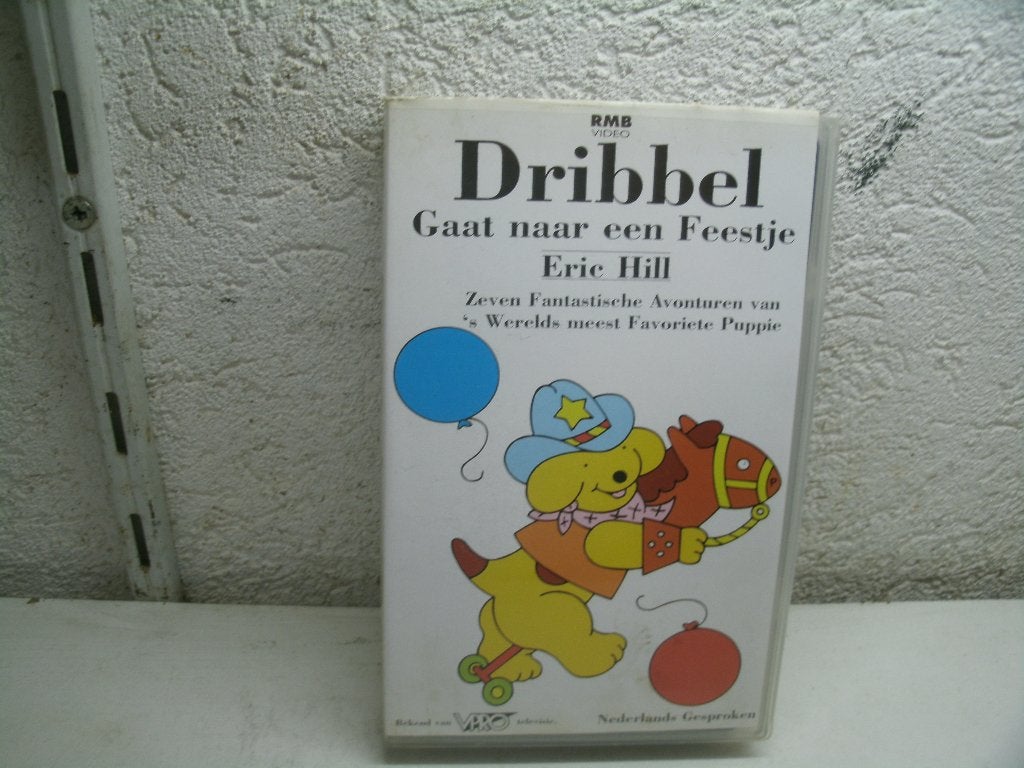 vhs 110a dribbel gaar naar een feestje, Alle leeftijden, Ophalen of Verzenden, Zo goed als nieuw