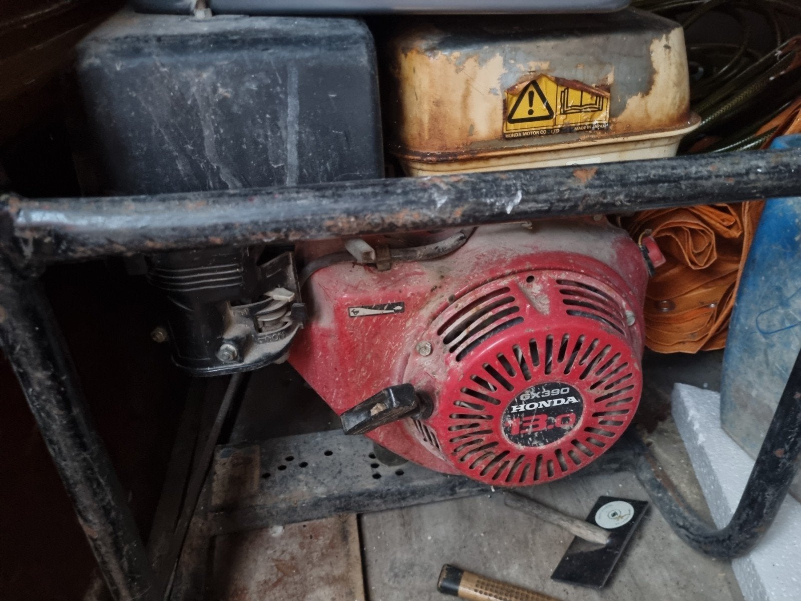 honda gx390 aggregaat, Doe-het-zelf en Verbouw, Ophalen, 10 tot 30 kVA, Benzine
