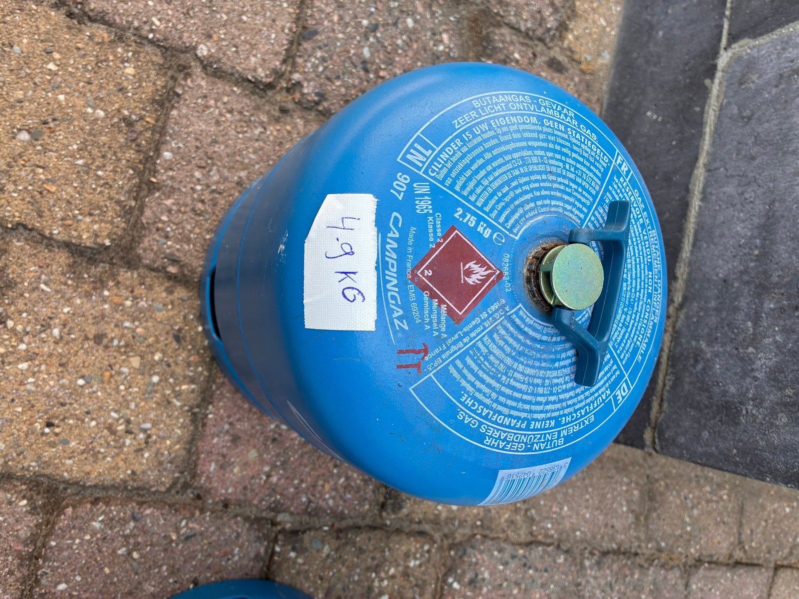 Campingaz gasfles 4.9 kg - Butaan, Ophalen, Zo goed als nieuw