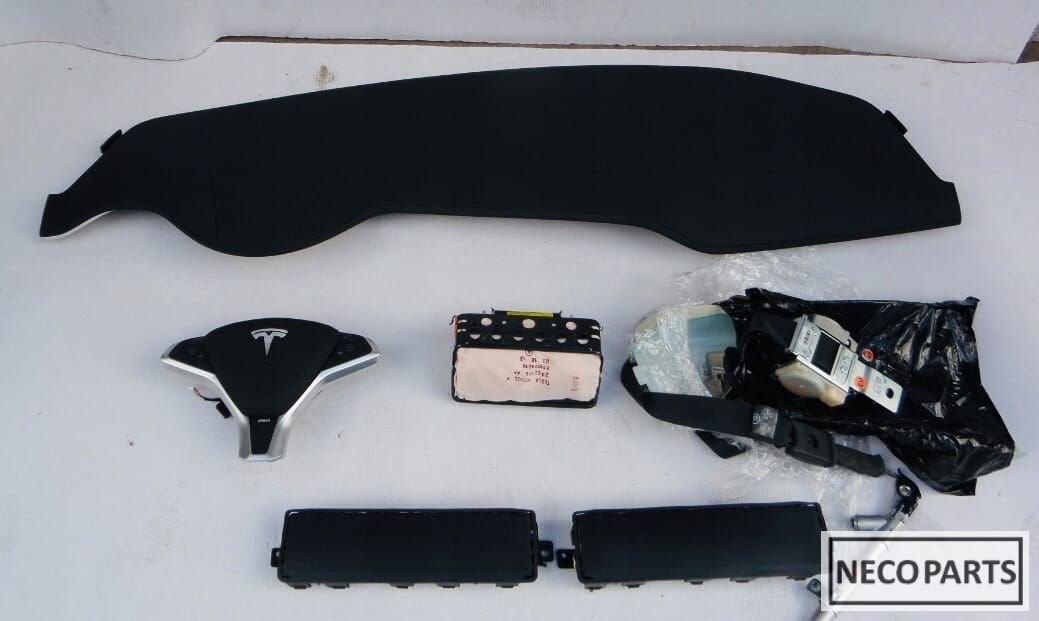 TESLA X AIRBAG AIRBAGSET DASHBOARD ORIGINEEL OP AANVRAAG, Gebruikt, -, Overige automerken, -