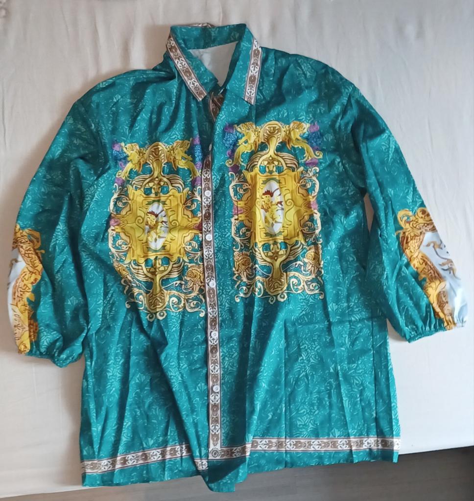 NIEUW Shein Casual shirt Allover Print, Ophalen of Verzenden, Nieuw, Maat 46/48 (XL) of groter, Korte mouw