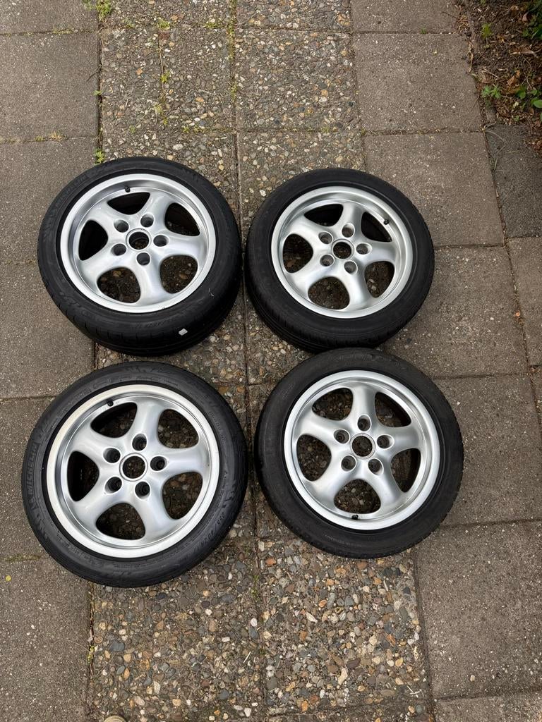 Porsche 993 Cup 2 Velgen, Auto-onderdelen, Banden en Velgen, Ophalen, Gebruikt, Banden en Velgen, 17 inch