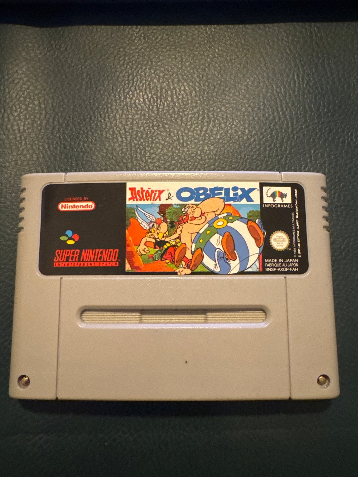 Asterix & Obelix Super Nintendo SNES Game Cartridge, Spelcomputers en Games, Gebruikt, 1 speler, Ophalen of Verzenden, Platform