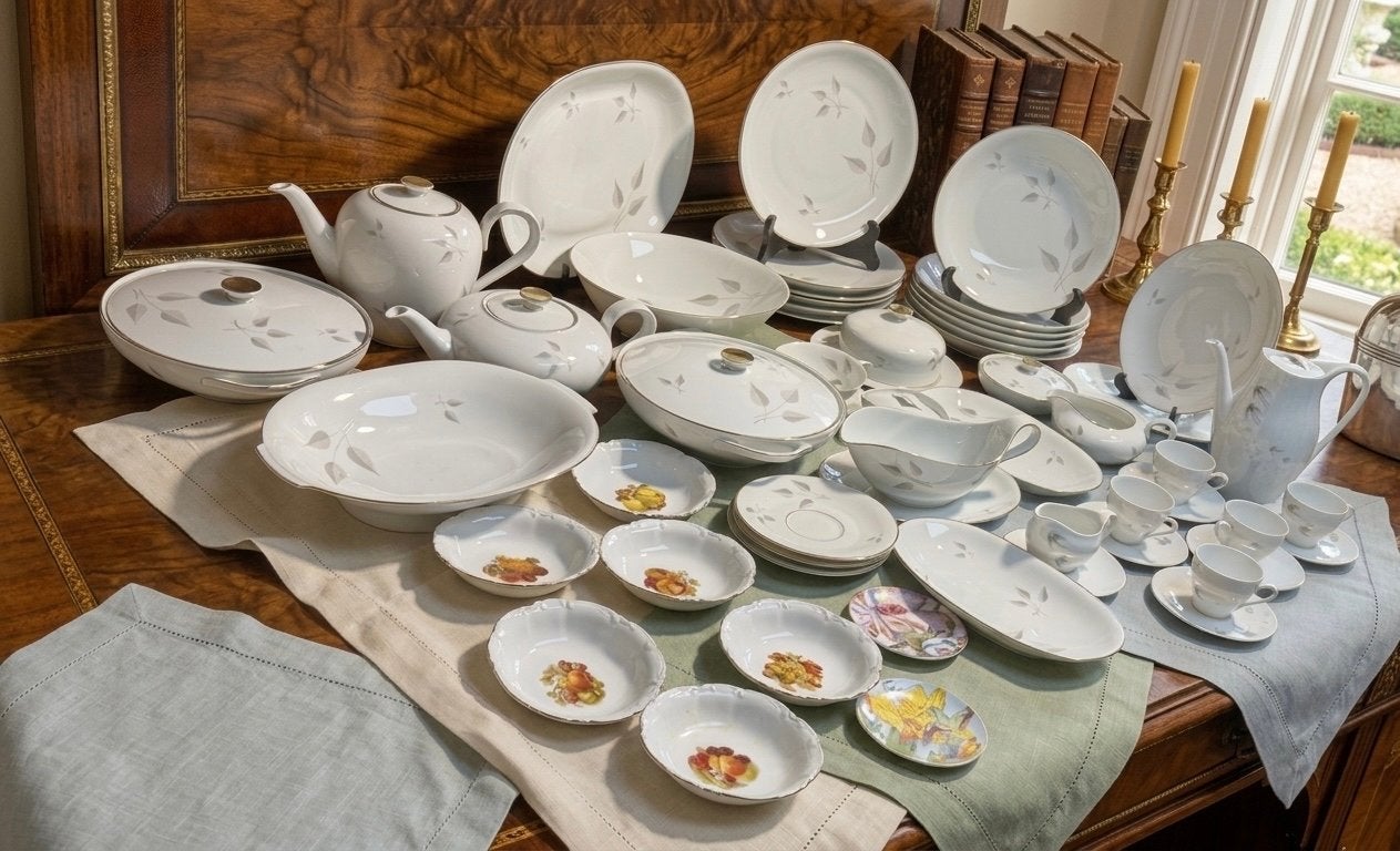 H&C Selb, Eschenbach & Hutschenreuther Servies (44 st.), Gebruikt, Ophalen of Verzenden, Overige stijlen, Porselein