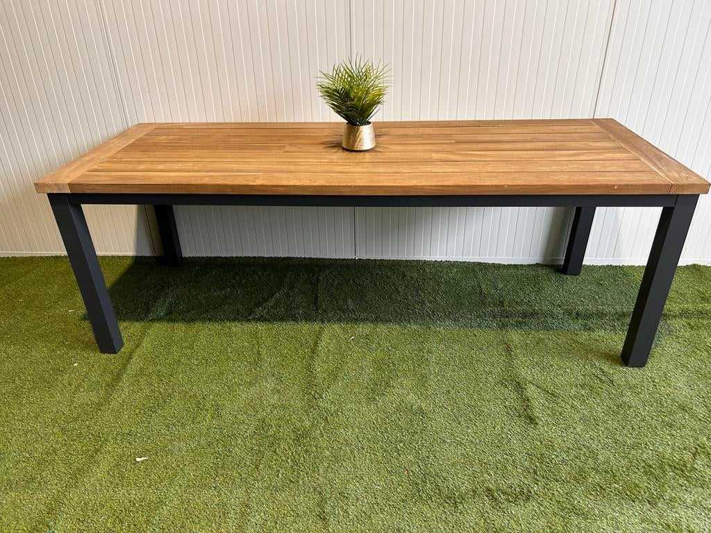 Lifestyle Veneto Teakhouten Tuintafel 230x90 cm, Tuin en Terras, Tuintafels, ., Ophalen of Verzenden, ., Rechthoekig