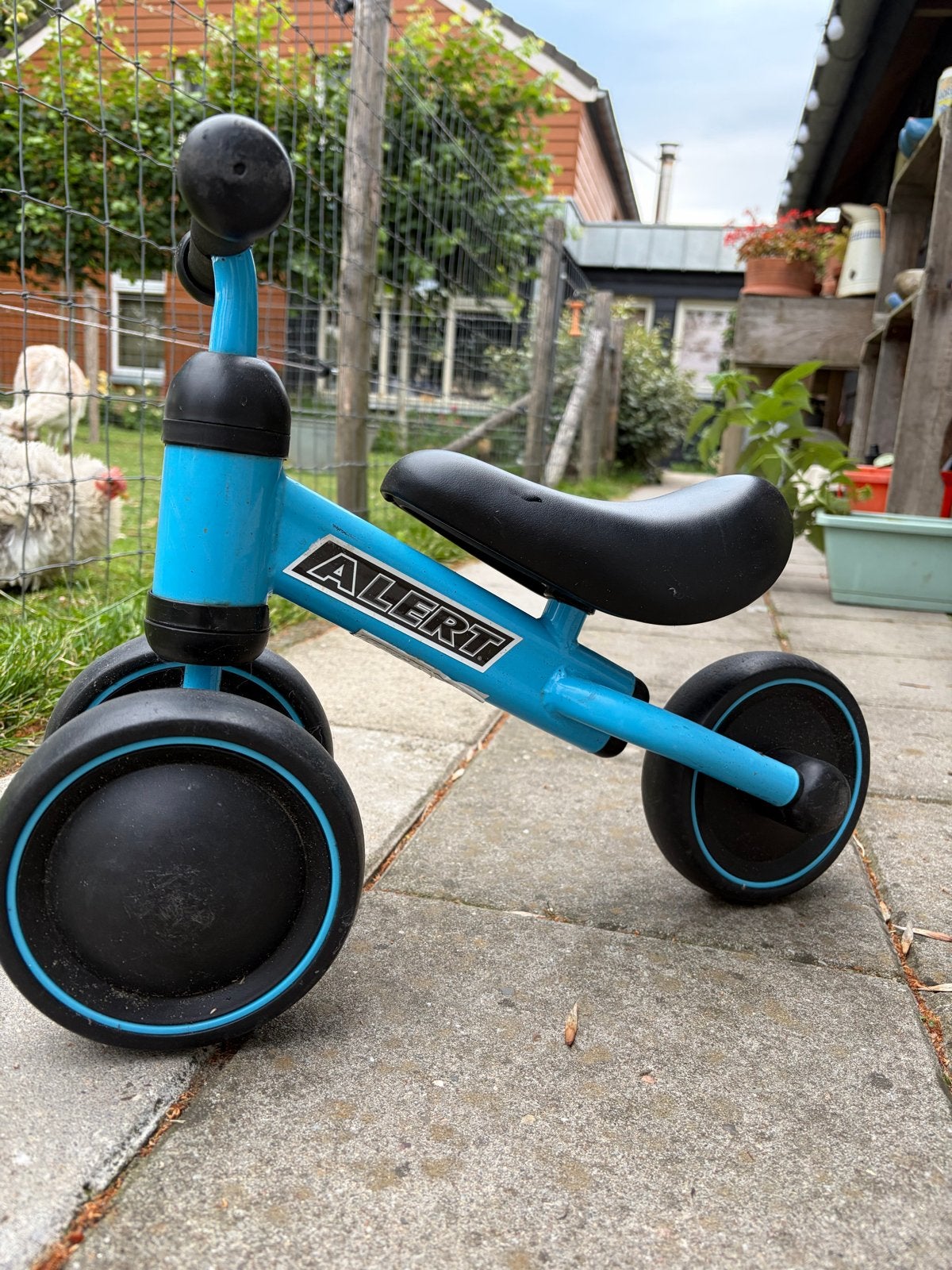 Blauwe loopfiets 'Alert' voor de allerkleinsten, Ophalen, Gebruikt, Loopfiets