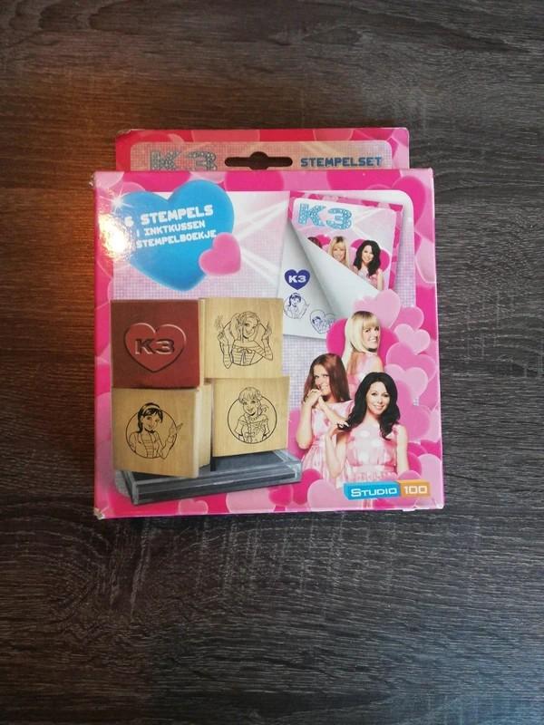 K3 Stempelset - Creatief Stempelplezier, Ophalen of Verzenden, Nieuw, Houten stempel