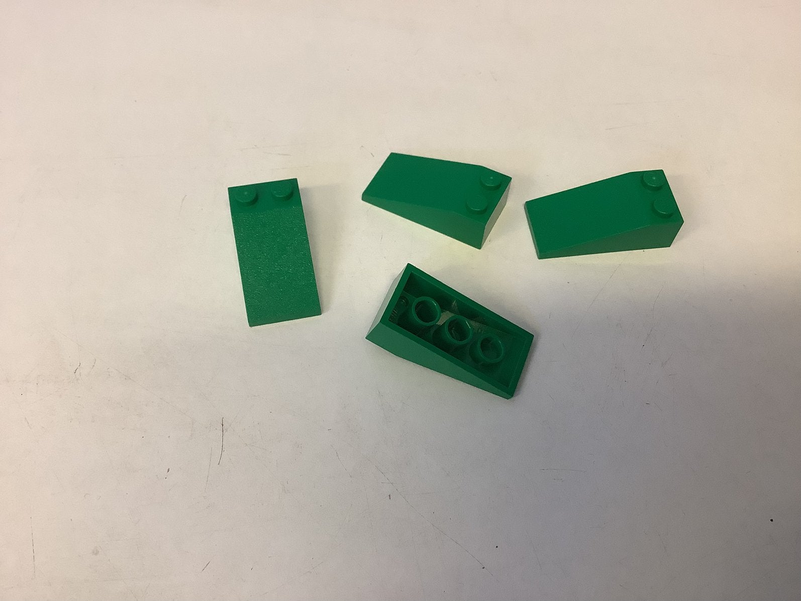 Lego dakpan 18 4x2 groen, Ophalen of Verzenden, Gebruikt, Losse stenen, Lego