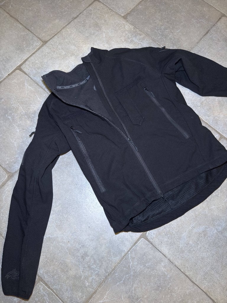 NFM Garm Softshell, Maat 52/54 (L), Zwart, Ophalen of Verzenden, Zo goed als nieuw