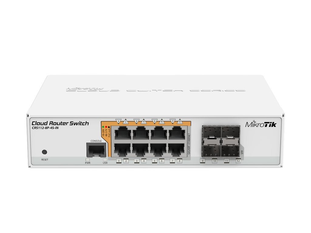 MikroTik CRS112-8P-4S-IN, Ophalen of Verzenden, Zo goed als nieuw