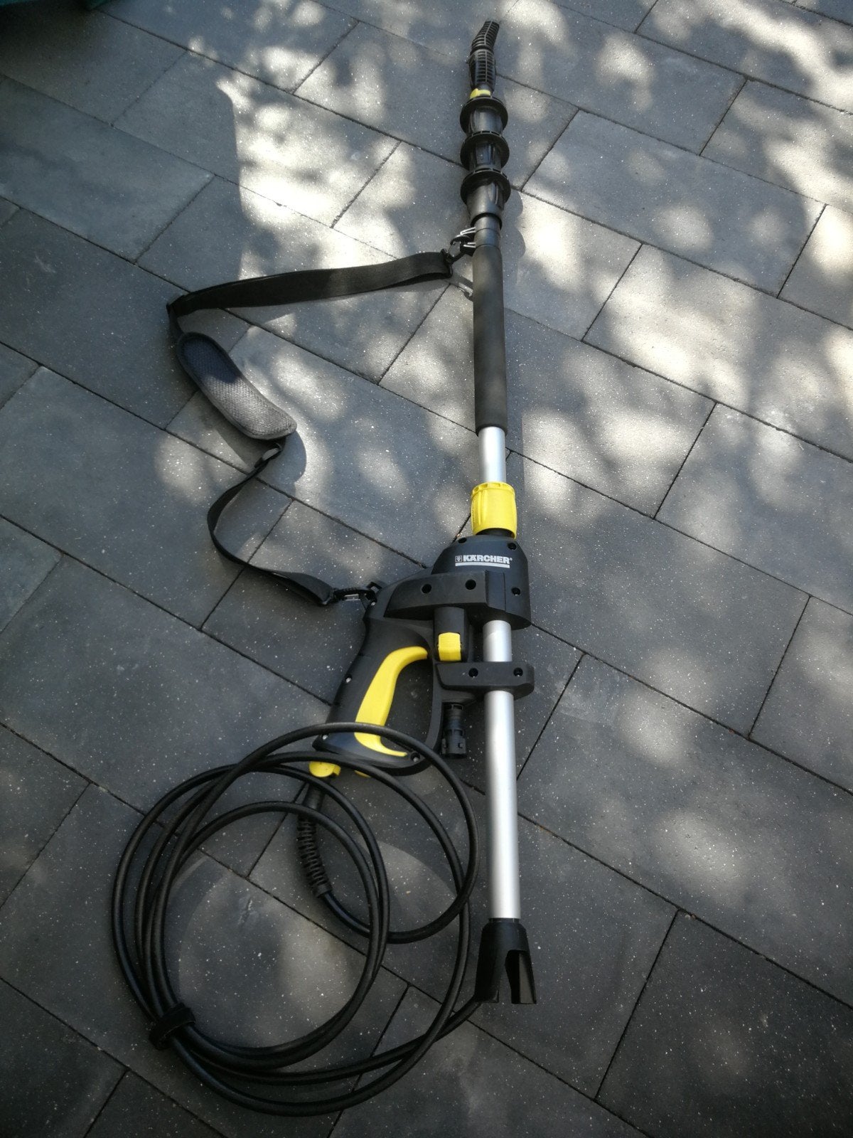 Karcher telescoop lans 3,70 meter uitschuifbaar z.g.a.n, Ophalen, Zo goed als nieuw, Elektrisch, Karcher