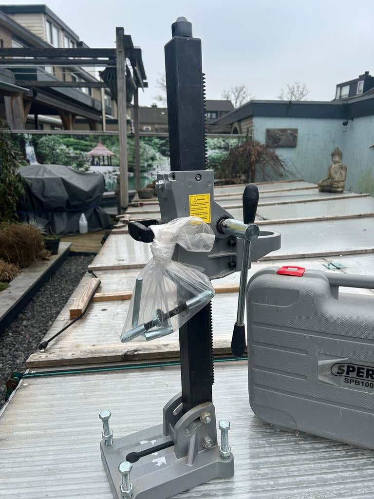 Beton boor standaard, Ophalen, Kolomboormachine