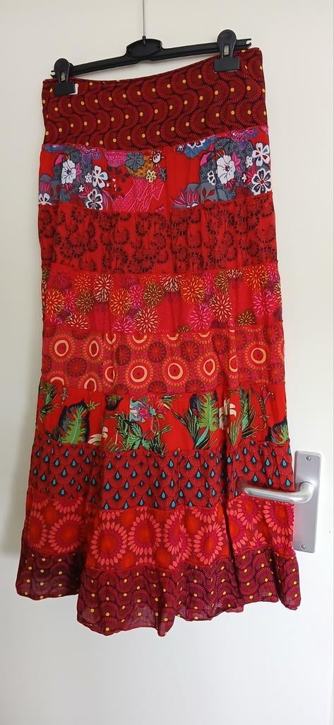 GOA lange rok cotton mt 40 42 mooie kleuren, Kleding | Dames, Rokken, Maat 38/40 (M), Overige kleuren, Verzenden, GOA