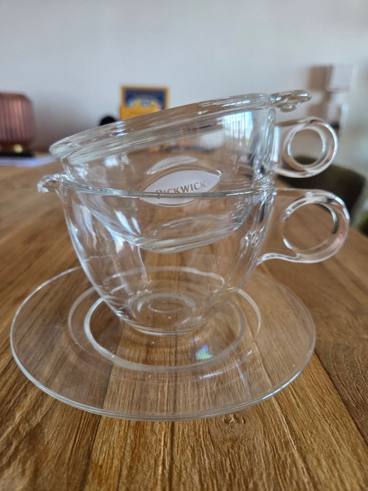 Thee servies - Pickwick 2 x, Ophalen of Verzenden, Glas, Overige stijlen, Kop(pen) en/of Schotel(s)