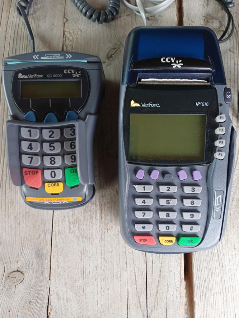 Verifone Vx570 en SC5000 PINpad met handleiding, Ophalen