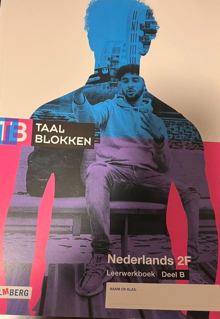 Taalblokken Nederlands 2F Deel A en Deel B, Ophalen of Verzenden, Zo goed als nieuw