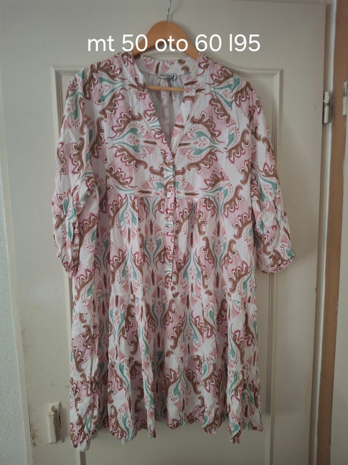 jurk mt 50, Ophalen of Verzenden, Zo goed als nieuw, Meerkleurig, Jurk