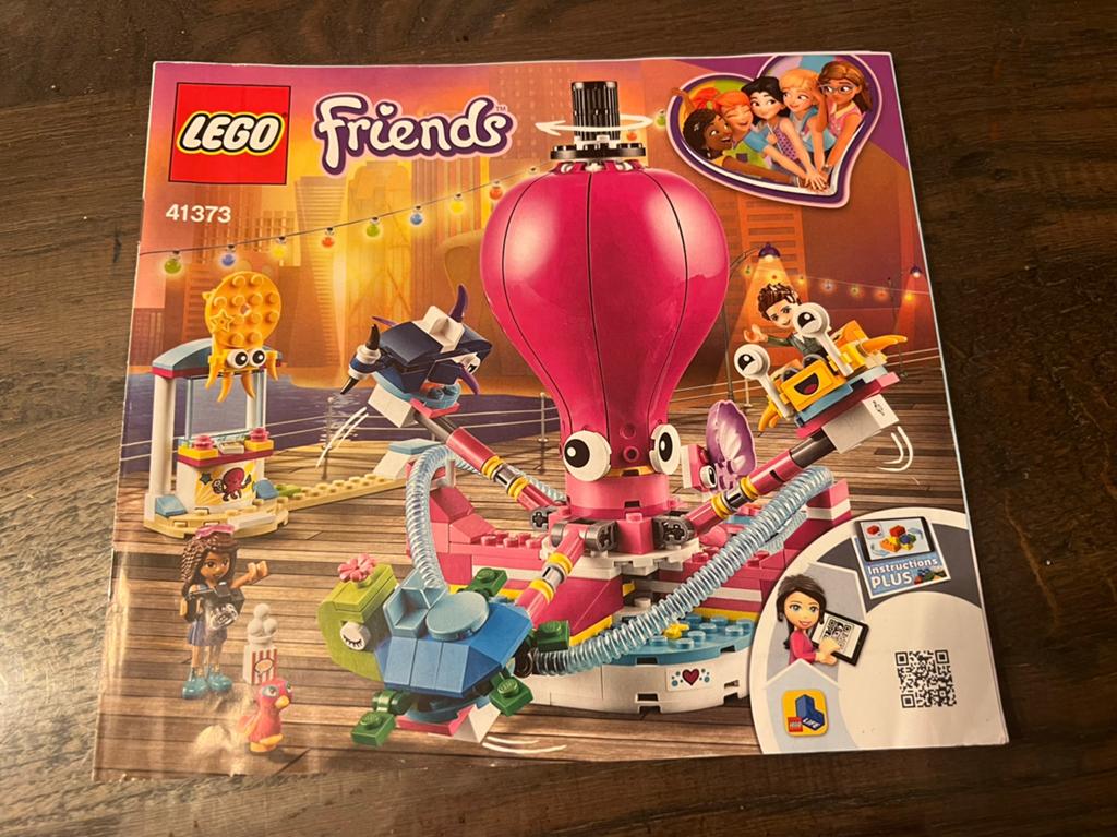 Lego friends 41373 funny octopus ride, Lego, Compleet, Friends, Ophalen of Verzenden