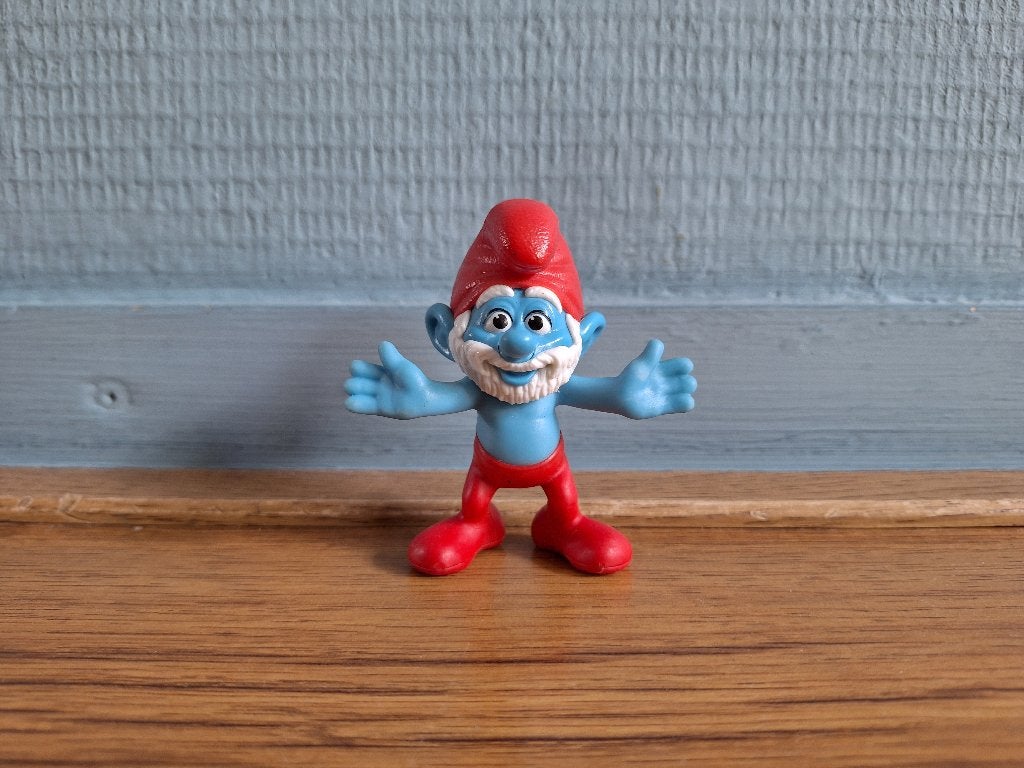 Grote Smurf, Ophalen of Verzenden, Zo goed als nieuw, Grote Smurf, Poppetje, Figuurtje of Knuffel