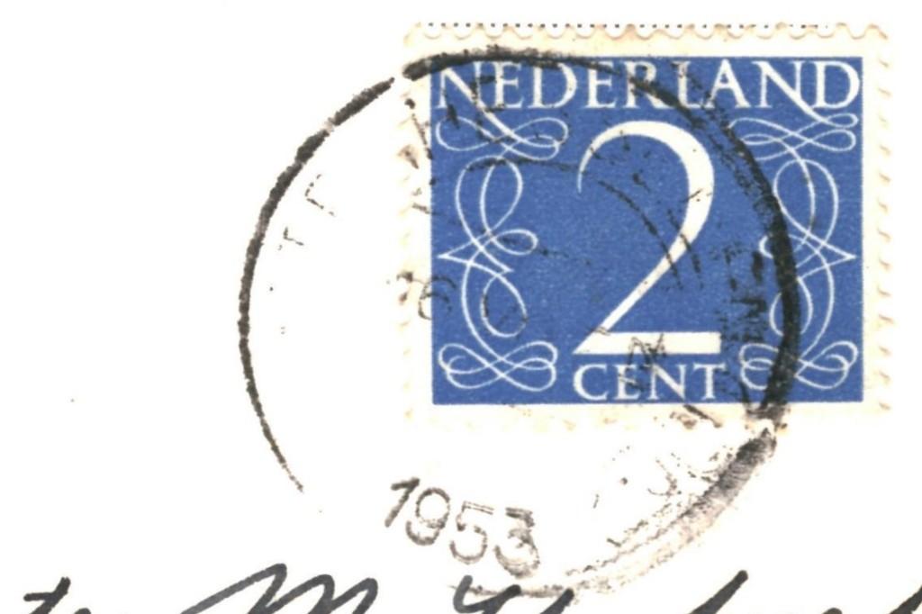 939607 Oosterhesselen Drente kasteel De Klencke 1953 Gelopen, Ophalen of Verzenden, 1940 tot 1960, Gelopen, Drenthe