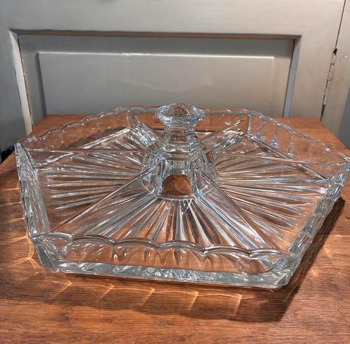 Art Deco aperitiefschotel VSL-Luxval, Antiek en Kunst, Ophalen of Verzenden