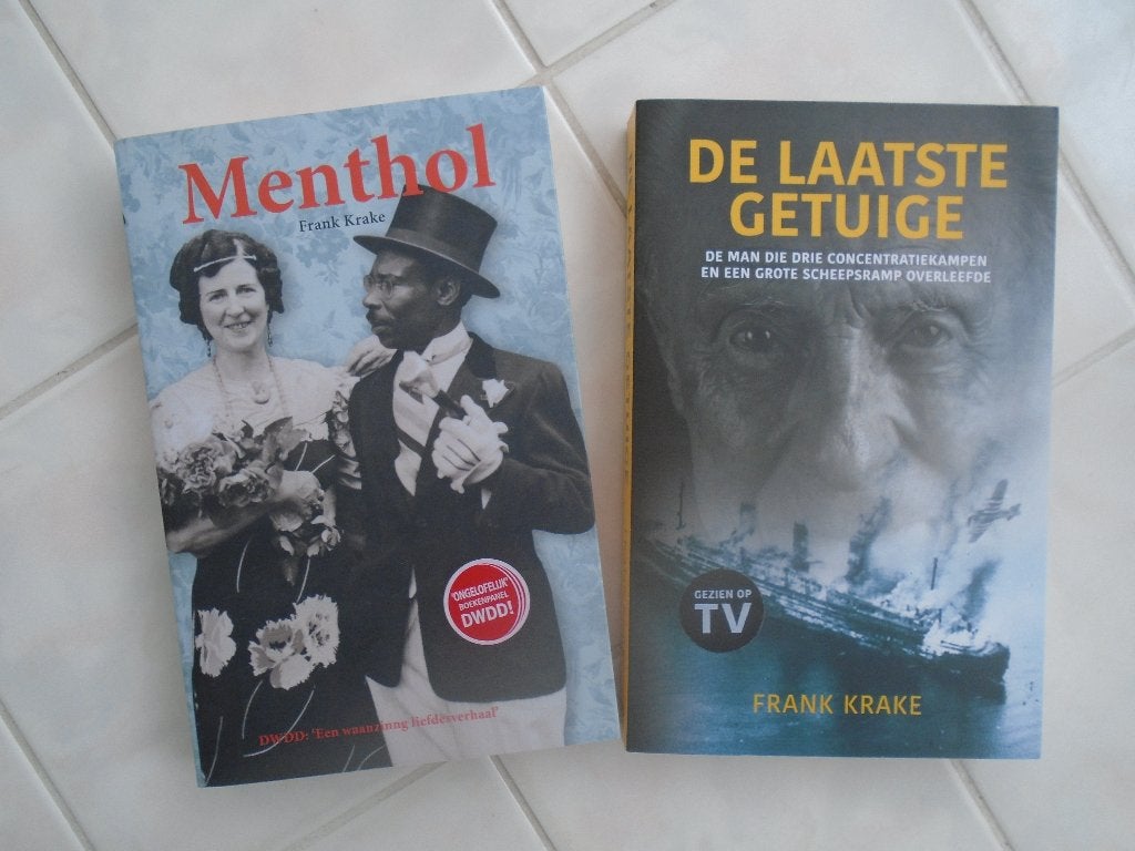 menthol & laatste getuige, frank krake, Ophalen of Verzenden, Zo goed als nieuw, Frank Krake