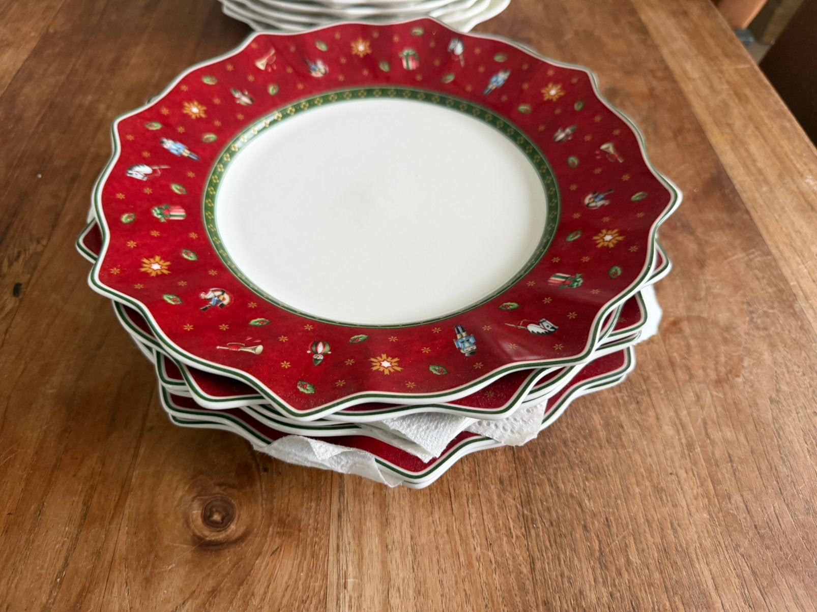 Villeroy & Boch toy's delight 6 dinerborden 28/29cm, Ophalen of Verzenden, Zo goed als nieuw, Bord(en), Overige stijlen