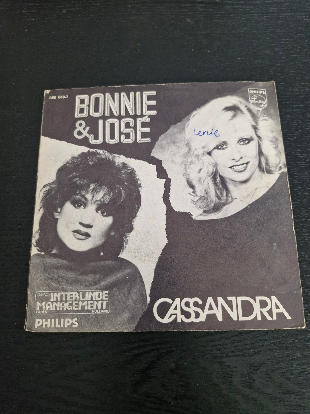 Bonnie & José - Cassandra (Single), Gebruikt, 7 inch, Ophalen of Verzenden, Overige typen