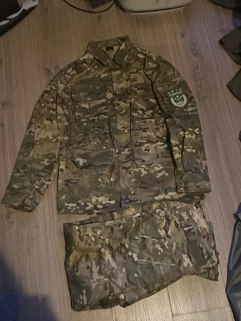 Chinese gewapende politie uniform camo, Ophalen of Verzenden, Landmacht, Nederland, Kleding of Schoenen