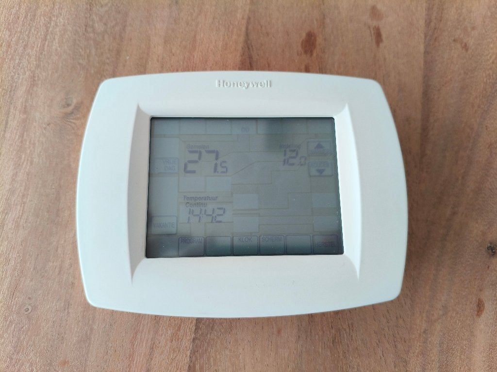 Honeywell Chronoterm Vision aan/uit thermostaat, Ophalen of Verzenden, Slimme thermostaat, Gebruikt