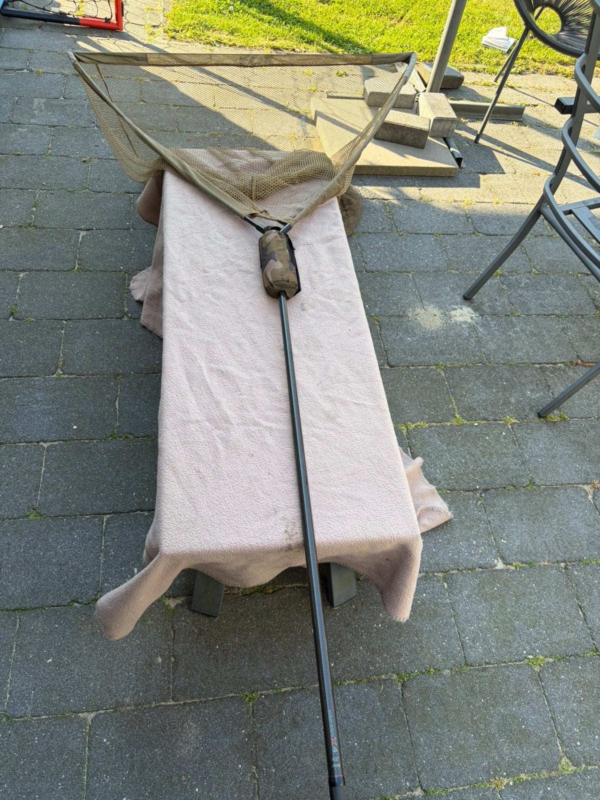 Fox horizon x4 42inch schepnet incl net float, Ophalen, Gebruikt, Net of Fuik