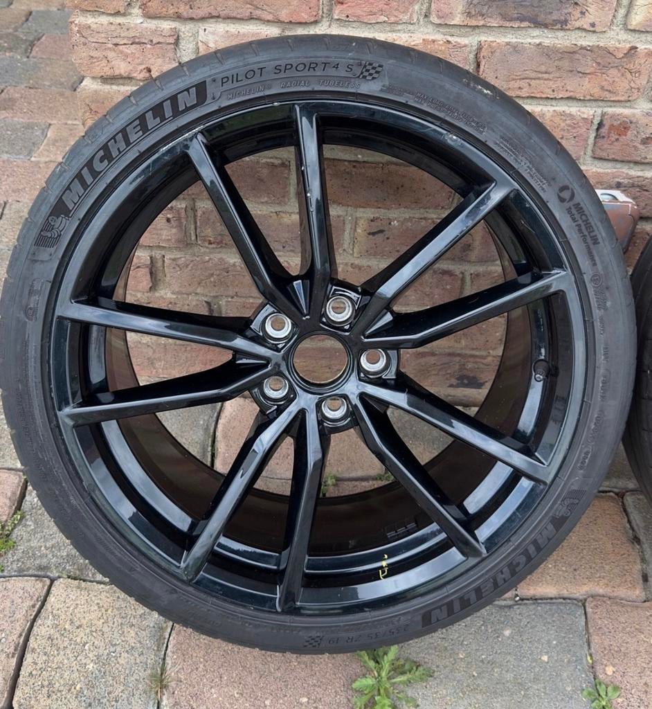 Originele VW Golf 7 8 R Pretoria velgen 19 inch 5x112, Auto-onderdelen, Banden en Velgen, 19 inch, Gebruikt, Total car expert