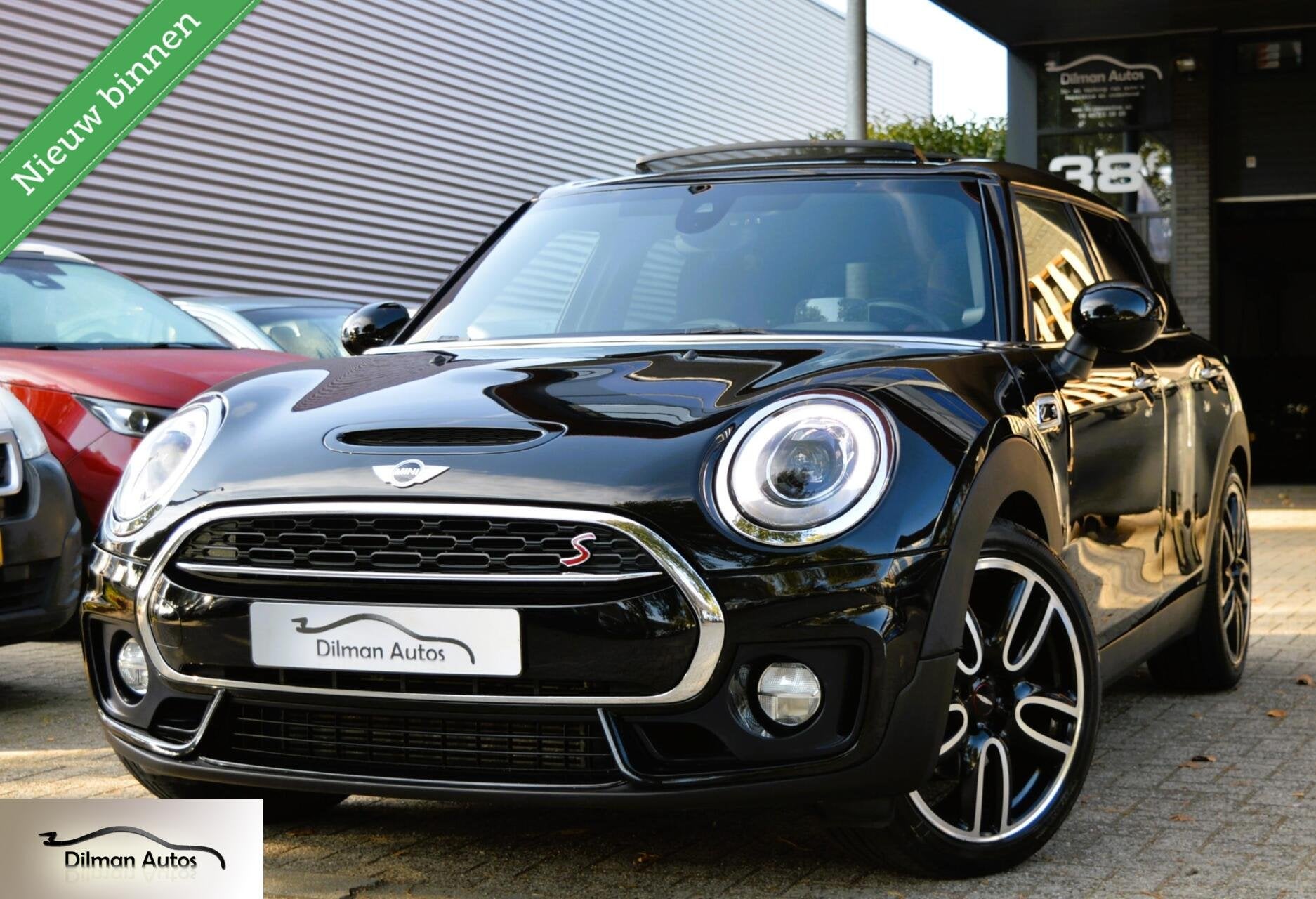 Mini Clubman 2.0 John Cooper Works Chili|Aut|Pano|Leder|Navi, Auto's, Mini, 1998 cc, Gebruikt, Met garantie (alle), Zwart
