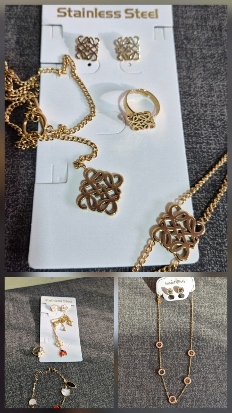 Diverse sieraden setjes. Nieuw. Per set., Ophalen of Verzenden, Nieuw, Overige kleuren, Overige materialen