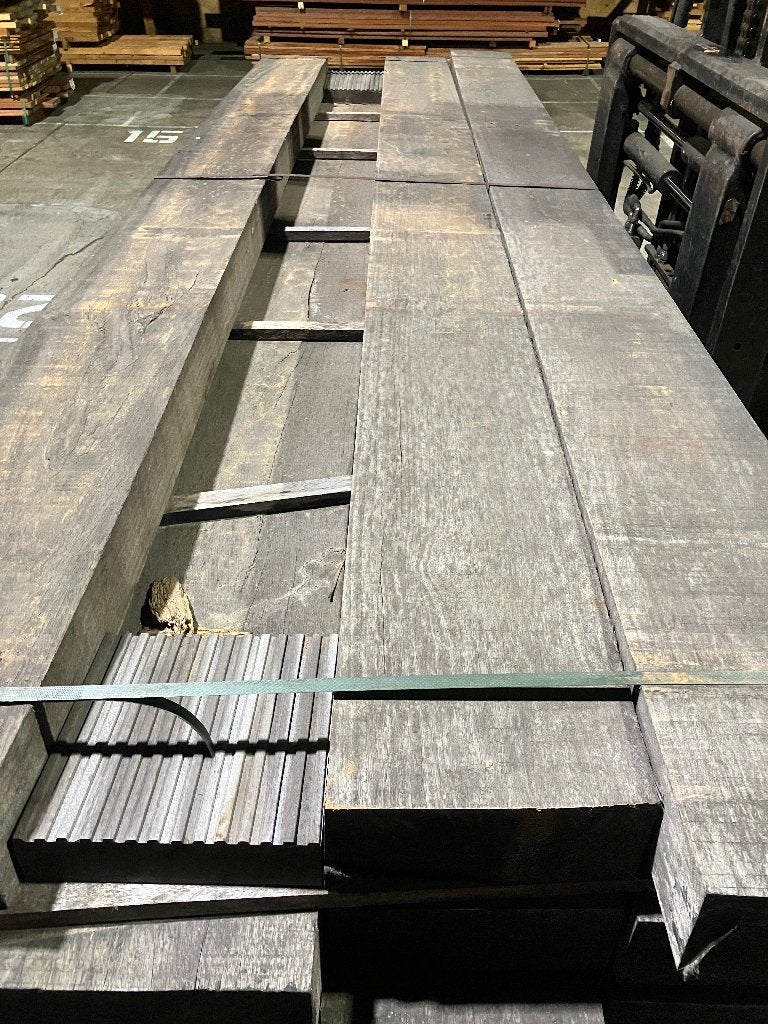 balken-liggers-staanders-palen- Hardhout-Cumaru-100x250mm, Ophalen, Nieuw, Hardhout, 250 cm of meer