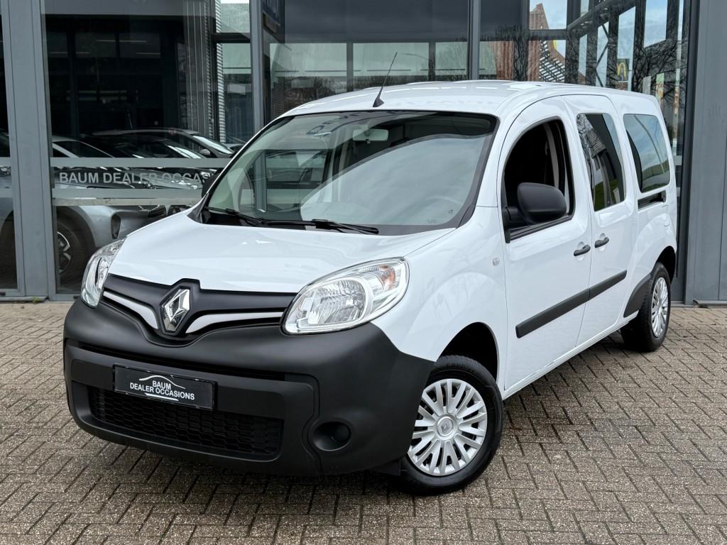 Renault KANGOO 1.5 DCI KANGOO MAXI EXPRESS 95PK PDC L+R SCHU, Auto's, Renault, Wit, Bedrijf, 2 stoelen