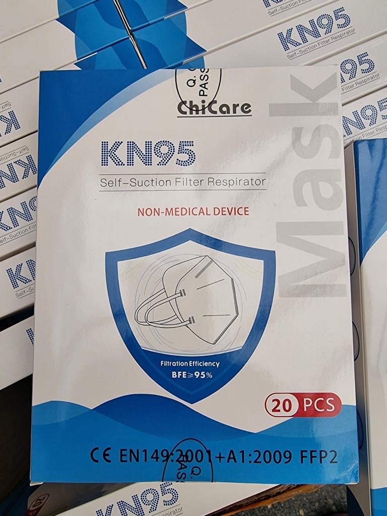 KN95 Mondkapjes - FFP2 - 20 Stuks, Ophalen of Verzenden, Nieuw, Stofmaskers