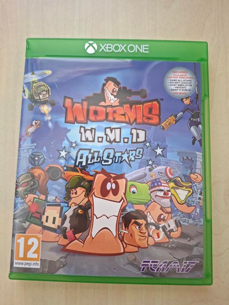 Worms W.M.D All-Stars - Xbox One, Ophalen, Zo goed als nieuw, Eén computer, 3 spelers of meer