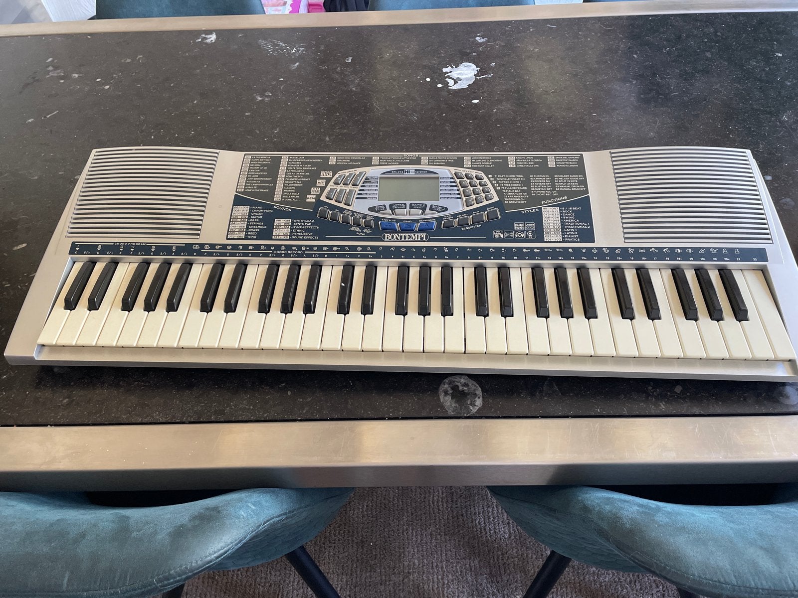 Bontempi PM 694 keyboard - 61 toetsen, Muziek en Instrumenten, Overige merken, Midi-aansluiting, Ophalen of Verzenden, 61 toetsen
