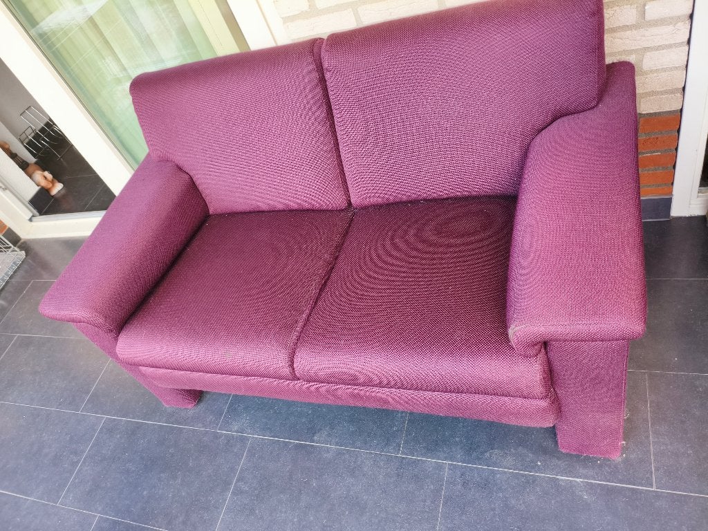 Net 2 zits Bankje Leolux, Ophalen, Gebruikt, 150 tot 200 cm, Tweepersoons