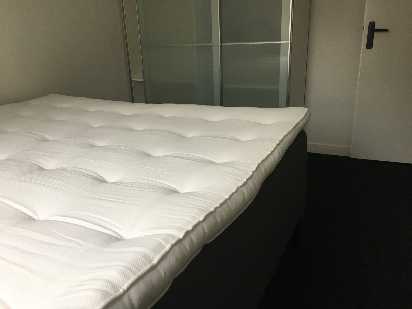 Complete IKEA Boxspring Set (180x200) - Zo goed als nieuw!, Ophalen, Tweepersoons, Zo goed als nieuw, 180 cm