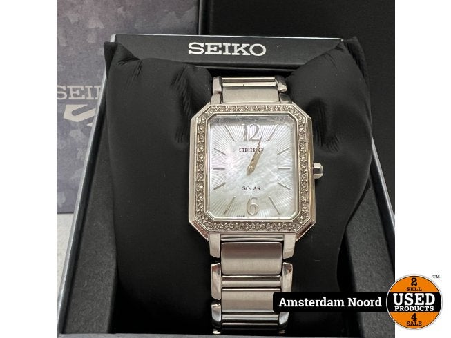 Seiko Solar SUP465P1 Dameshorloge, Seiko, Zo goed als nieuw, Support@seiko.com, 5-11, Akasaka 2-chome
Minato-ku, Tokyo 107-0052
Japan