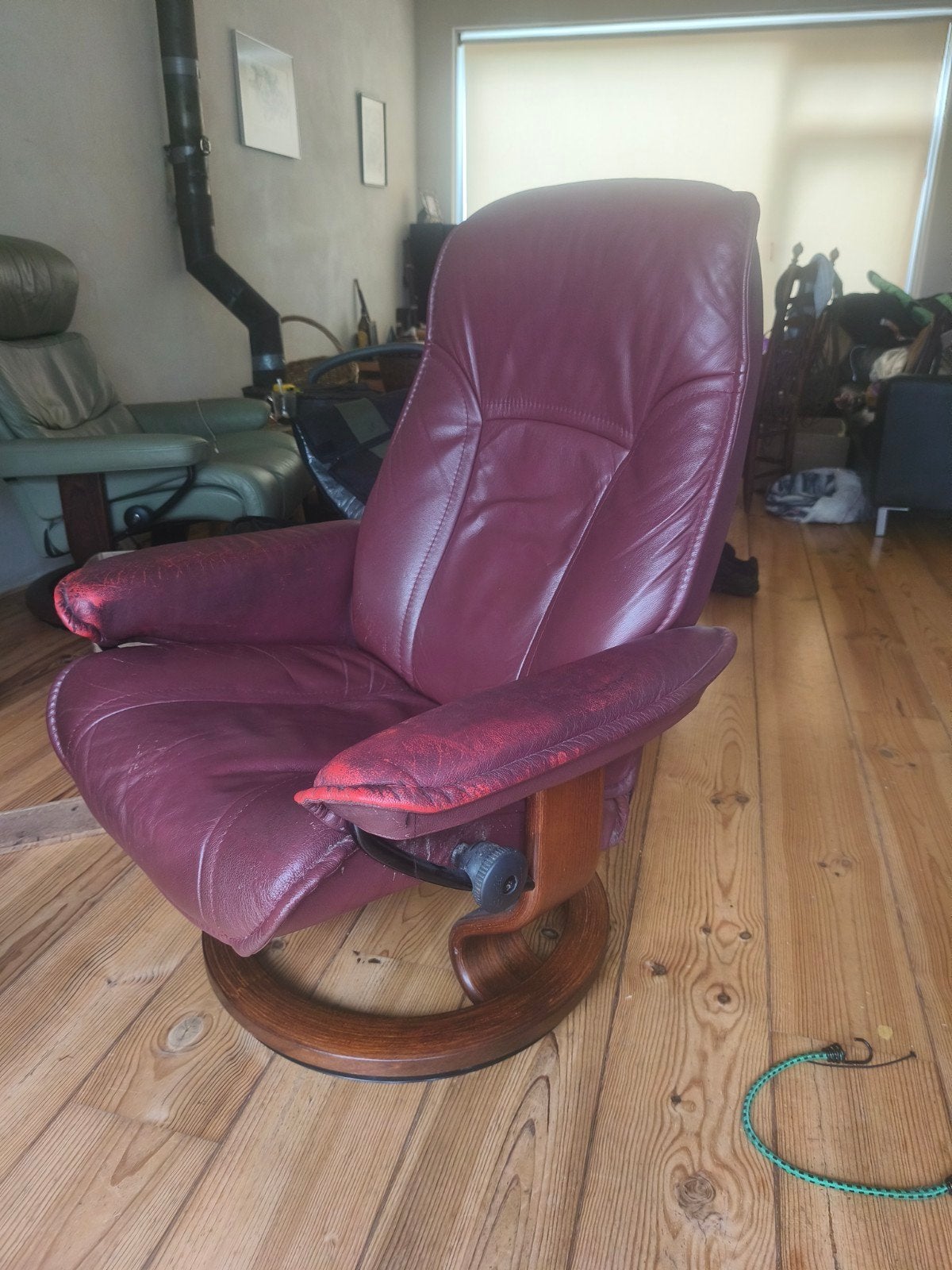 Stressless leren fauteuil, Verzenden, 50 tot 75 cm