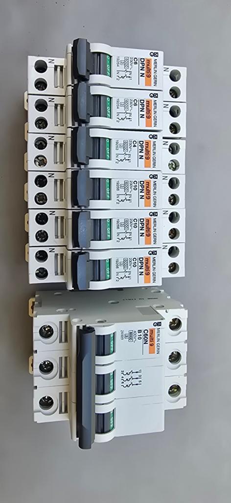Merlin Gerin Multi 9 DPN N C4, C6, C10 en C60N B10, Ophalen