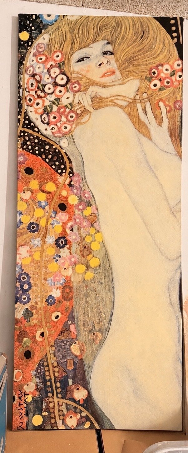 Gustav Klimt-  Water Serpents II Ikea Print, Ophalen, Doek, Klassiek, Print