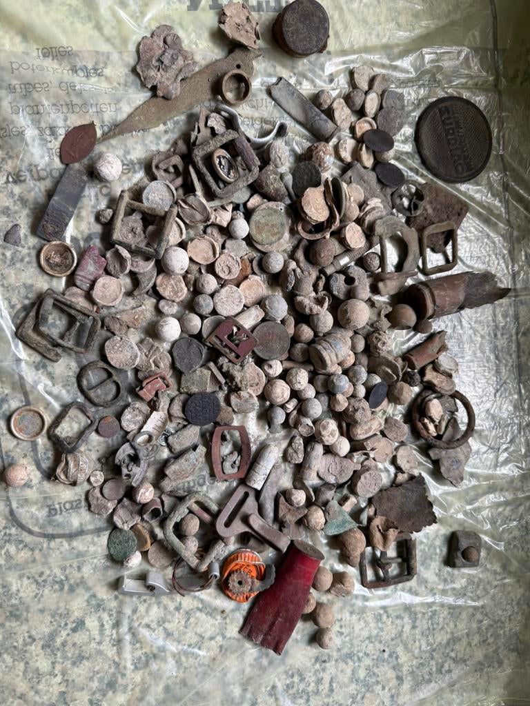 Lot antieke bodemvondsten, Ophalen of Verzenden, Gebruikt