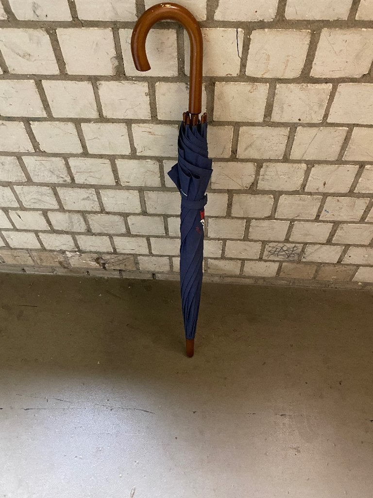 Paraplu, Ophalen of Verzenden, Gebruikt, Blauw