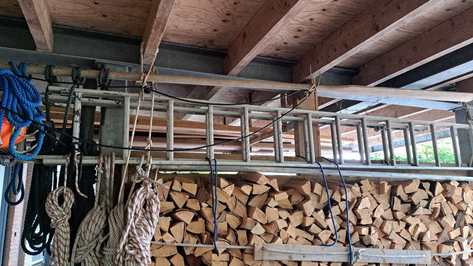 ladder 2 delig 2x14 sporten altrex, Twee personen