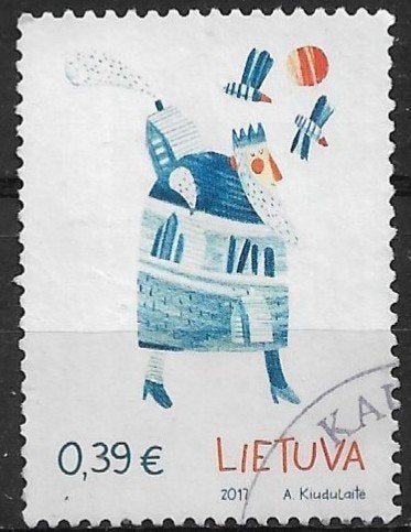 Litouwen 2017 mi.1267 KERSTMIS, Verzenden, Overige landen, Gestempeld