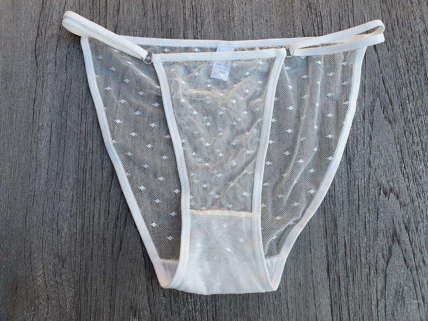 Witte Slip doorzichtig, Verzenden, Wit, Slip